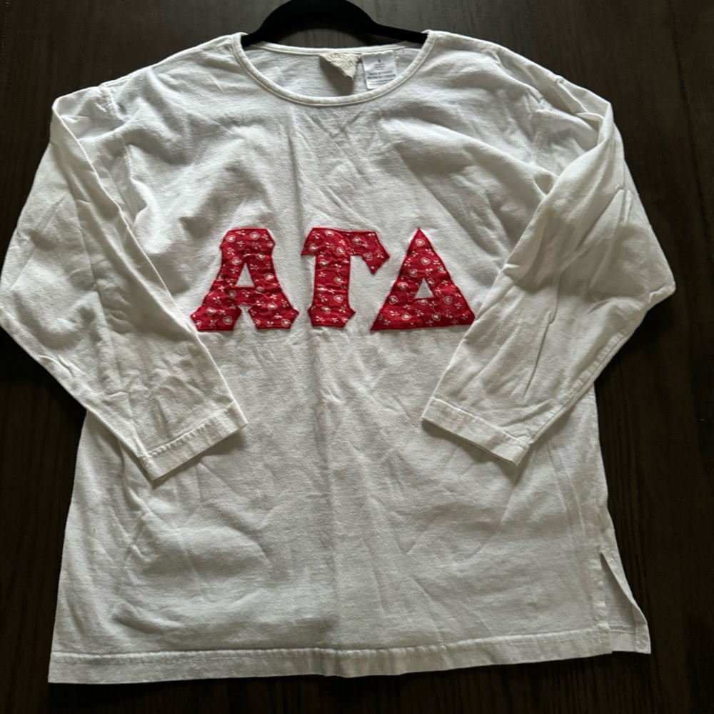 Alpha Gamma Delta Embroidered Tee | AGD | ΑΓΔ